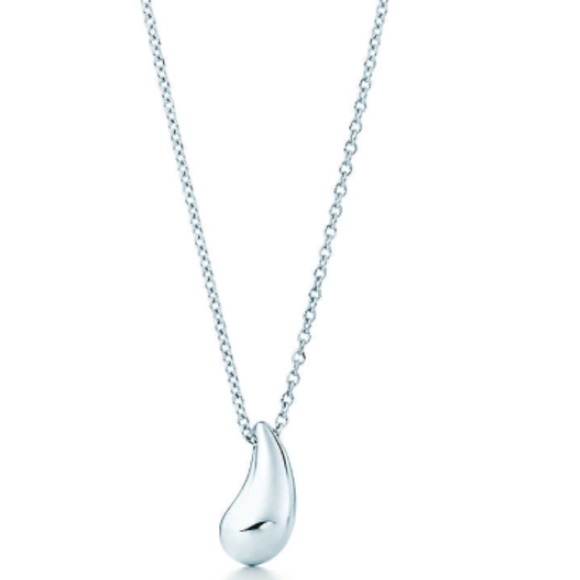 tiffany teardrop necklace